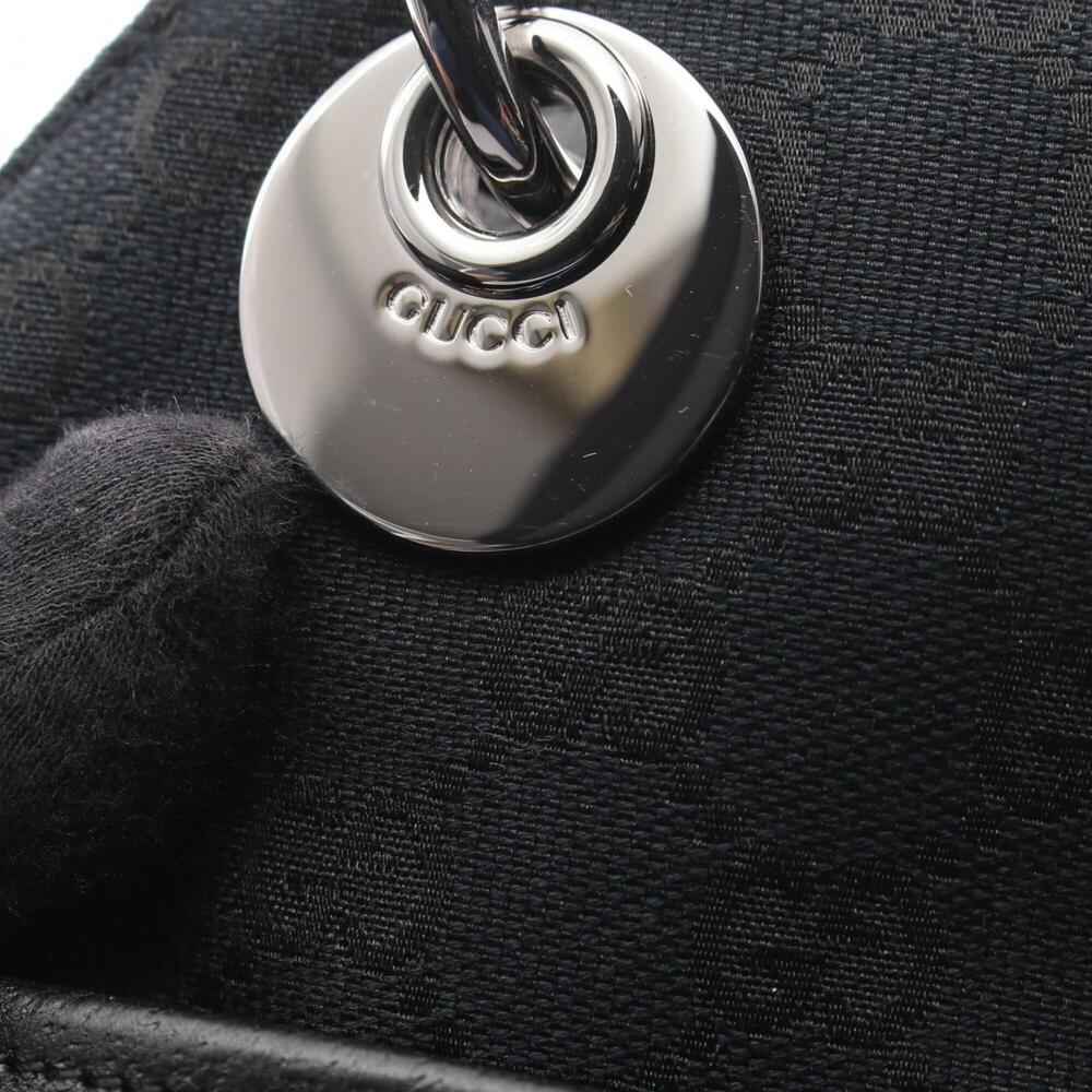 GUCCI Black Leather Shoulder Bag - Picture 8 of 8